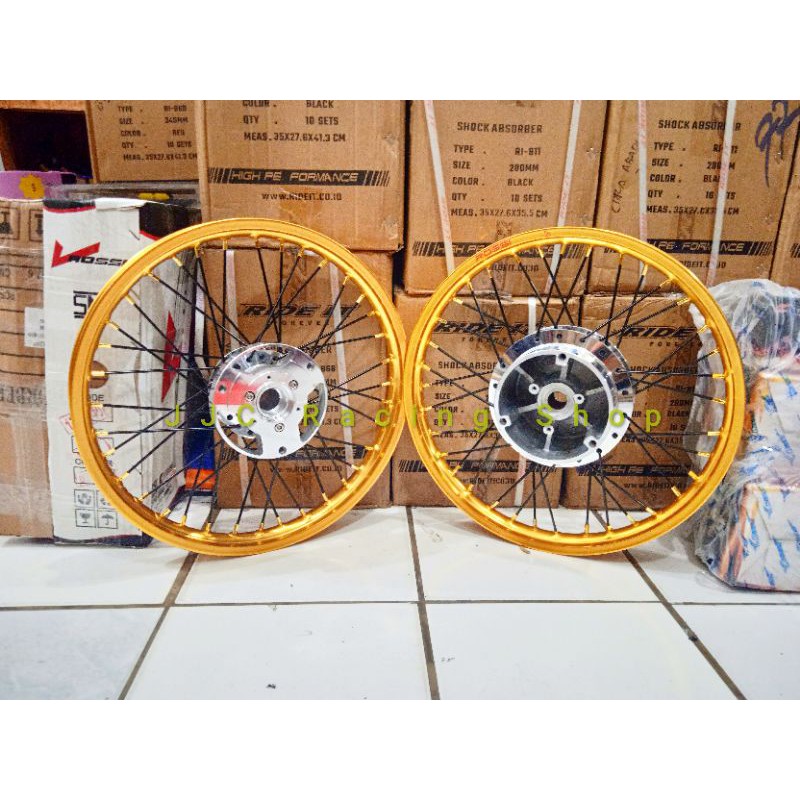 Velg Paketan Matik Nmax 155 Ring 17 Gold black chrome