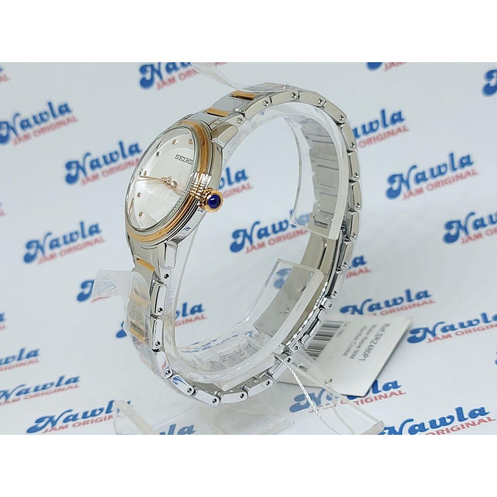 Seiko Ladies SRZ480P1 Silver Rose Gold - Jam Tangan Wanita SRZ480