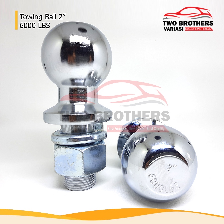 Bola towing/Hitch ball 2 inch kapasitas 6000 LBS