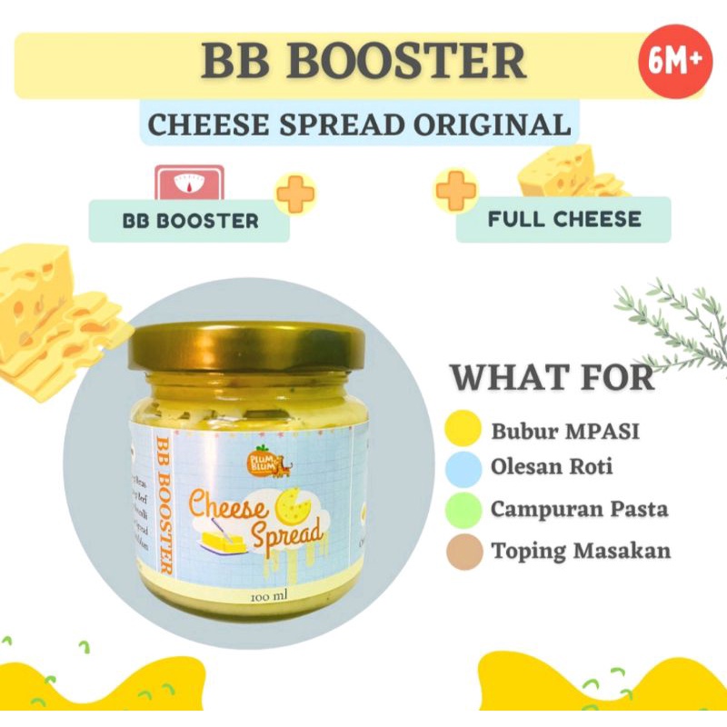 Plum and Blum Plum Blum MPASI Bayi Booster BB Garlic cheese butter creamy butter garlic butter cheese powder cheese spread