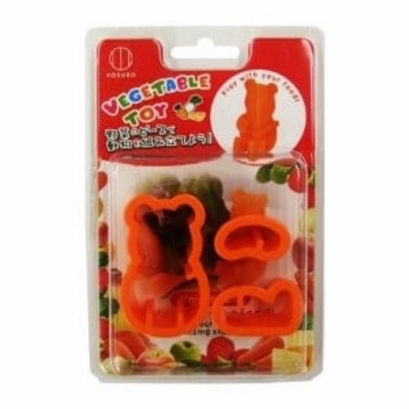 cetakan sayur bento veggie vegetable toy cutter pesawat 3 dimensi 3D airplane