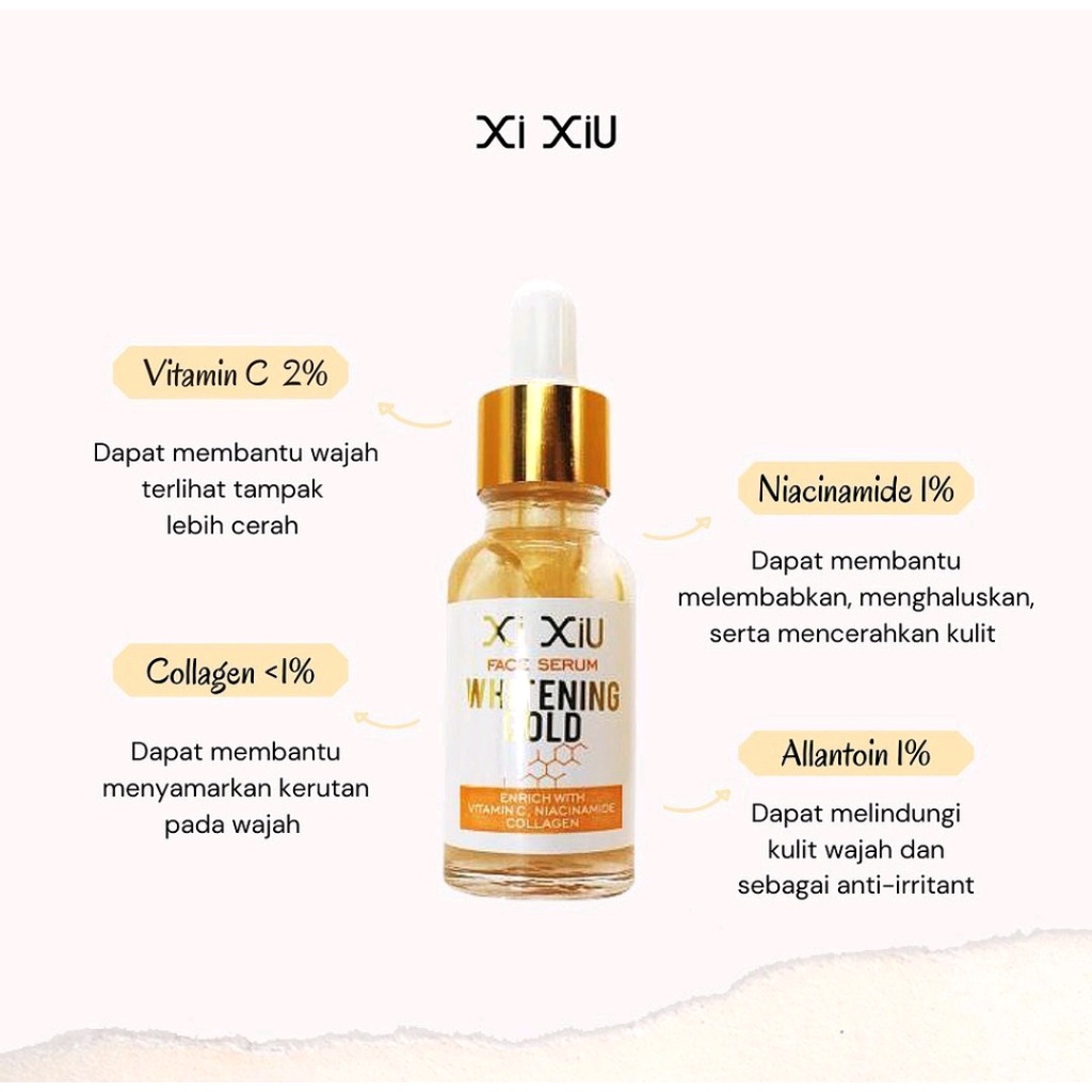 Xi Xiu serum wajah /Xi xiu face serum | serum Anti Ace | Serum Vit C