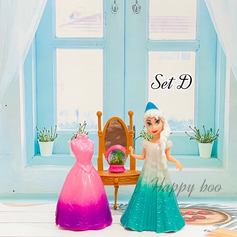 SET BAJU FIGURE FROZEN figur frozen anna elsa