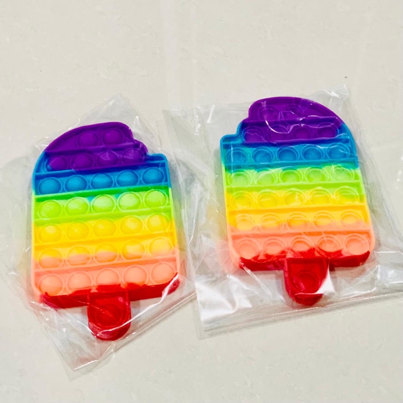 POP IT FIDGET TOYS RAINBOW (ADA YANG JUMBO)-Ice cream
