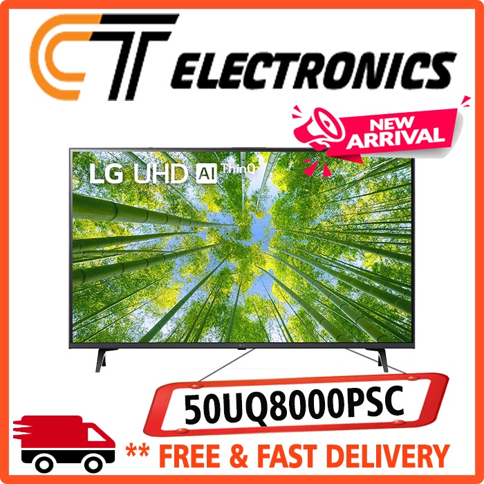 LG TV 50UQ8000PSC 50 INCH SMART TV 4K UHD 50UQ80 50UQ8000