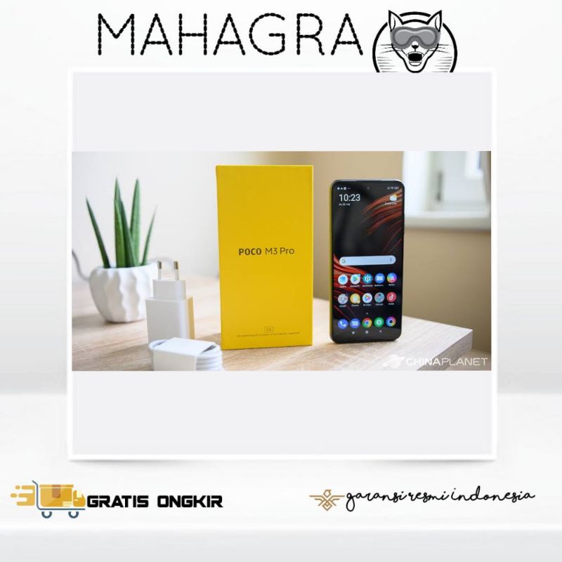 XIAOMI POCO M3 PRO 5G (RAM 4GB + INTERNAL 64GB & RAM 6GB + INTERNAL 128GB) Garansi TAM Resmi