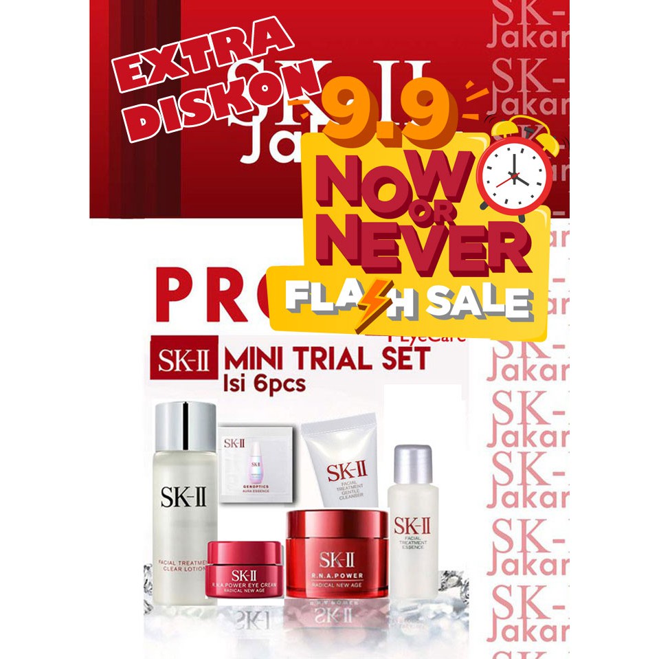 SK-II SK II SK II Paket lengkap basic dengan 2 Cream medium