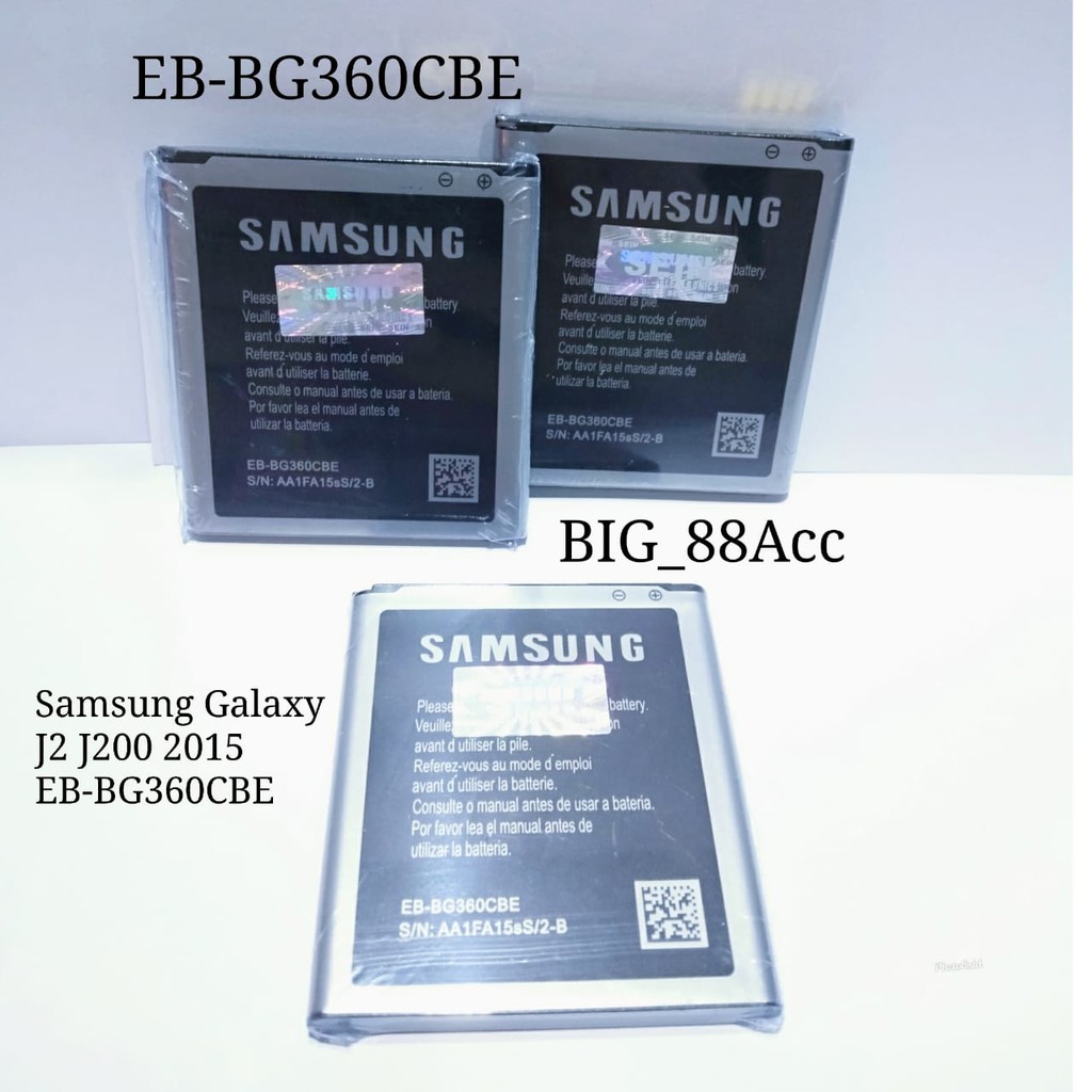 Baterai Samsung Galaxy J2 J200 2015 EB-BG360CBE Batre Batrai Battery Hp