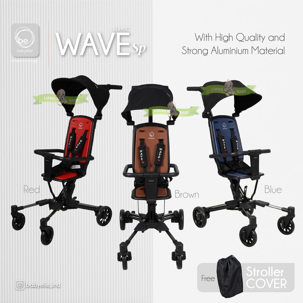 STROLLER BABYELLE S-1690C WAVE SP