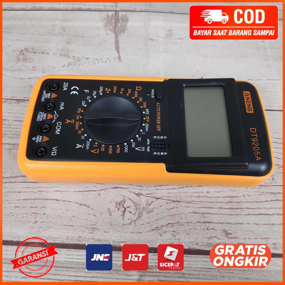 Digital Multimeter Voltage Tester - DT9205A