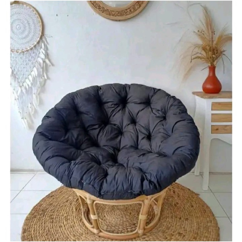 PAPASAN / KURSI ROTAN / KURSI SANTAI PAPASAN ROTAN SET JOK DACRON