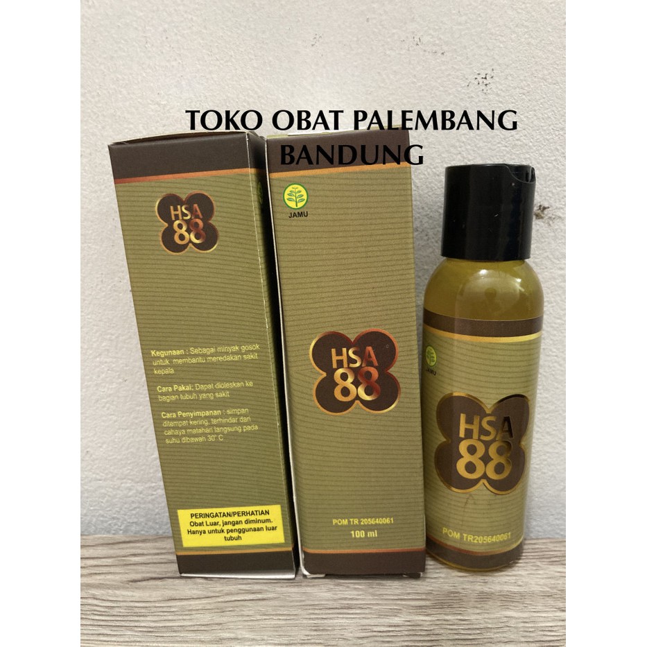 MINYAK BALUR HSA88 100ML MINYAK GOSOK HSA 88 MINYAK HERBAL HSA88 KUTUS