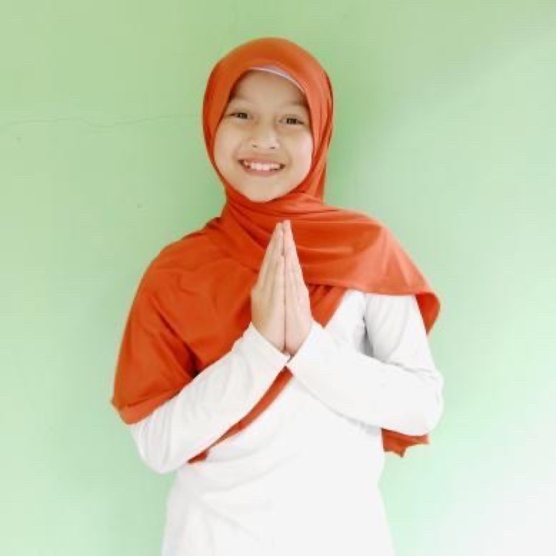 PASHMINA INSTANT UKURAN JUNIOR BESAR 7th-15th / HIJAB INSTANT ANAK TANGGUNG / PASTAN ANAK / KERUDUNG ANAK / HIJAB INSTANT