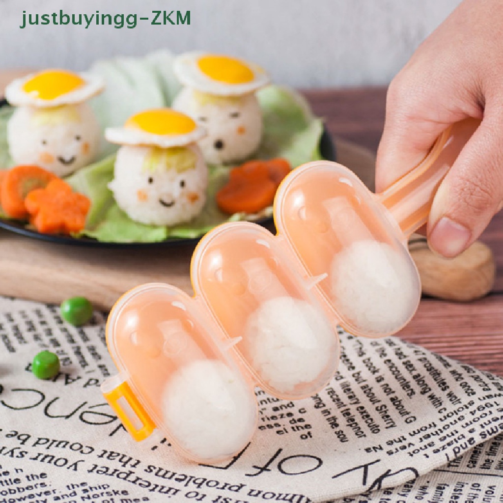 Cetakan Pembuat Bola Nasi Sushi DIY Untuk Dekorasi Makan Siang Anak