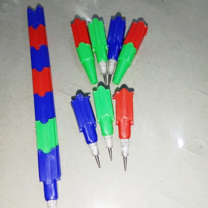 pensil lego / 4Lan2BB / pensil praktis / pensil reffil / pensil murah