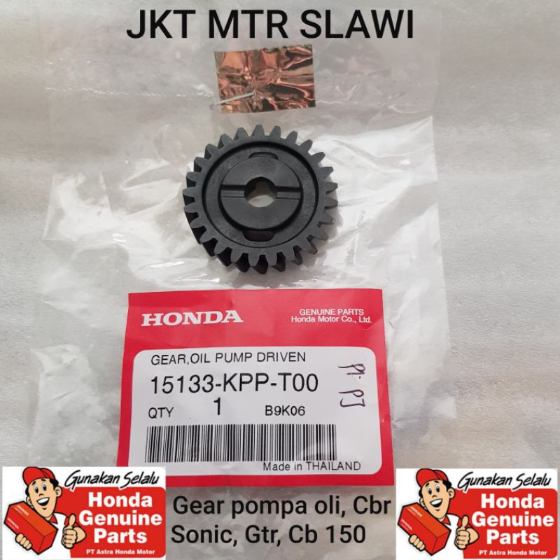 15133-KPP-T00 Gear pompa oli gigi pompa oli cb 150 r led cb 150 r old sonic 150 r ori Honda