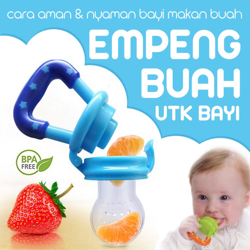 SHINE STAR - BAYAR DI TEMPAT - PAKET 2 IN 1 PROMO Botol Sendok Makan Bayi + Dot Bayi / Dot Buah - Warna Random