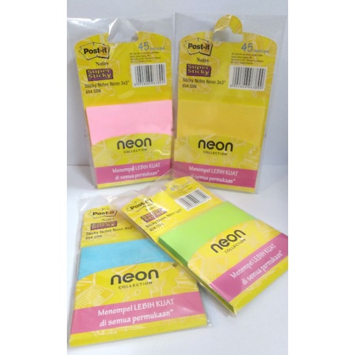 

3M POST IT 654 SSN 45 SHEETS / KERTAS MEMO TEMPEL / STICKY NOTE