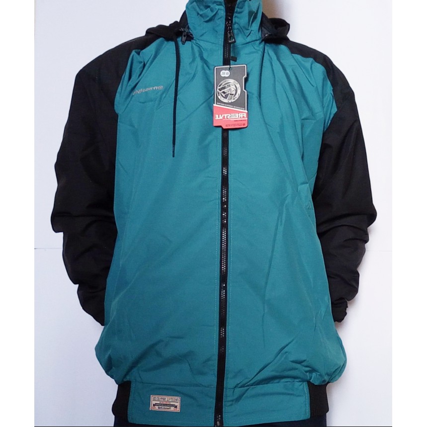Jaket jumbo freestyle tosca lengan hitam