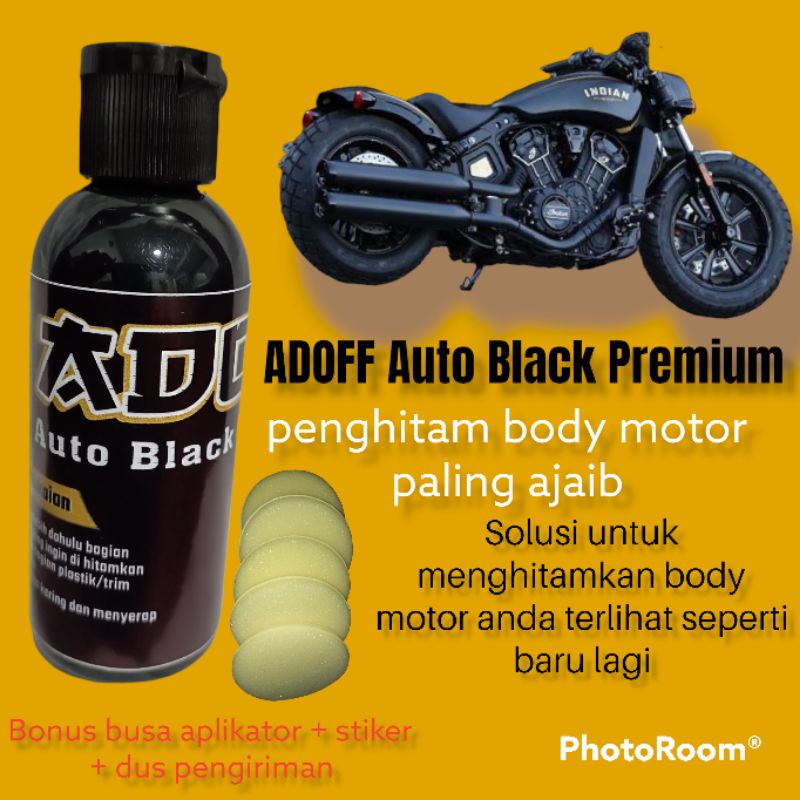 [COD] black penghitam body motor ADOFF auto black premium
