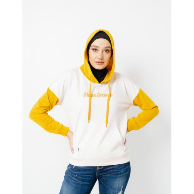 HOODIE CEWEK 3SECOND KOMBINASI DUA WARNA-2