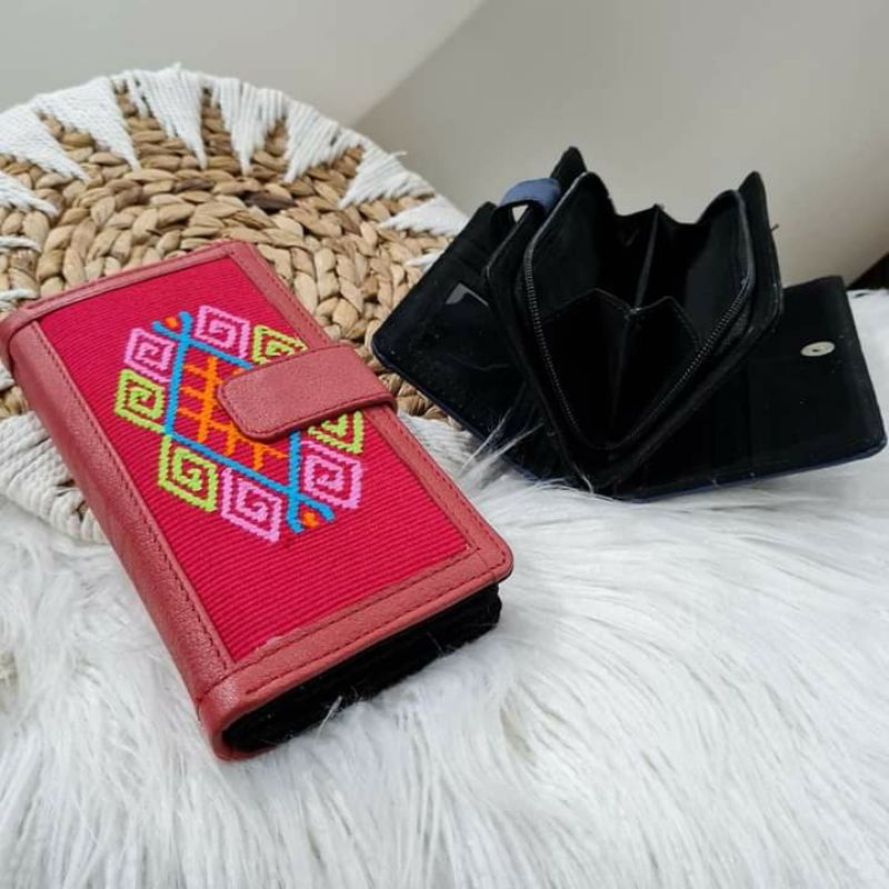 WALE DOMPET TENUN ASLI NTT, DOMPET ETNIK, ETHNIC WALLET, DOMPET ETNIK WANITA, DOMPET KULIT HANDMADE