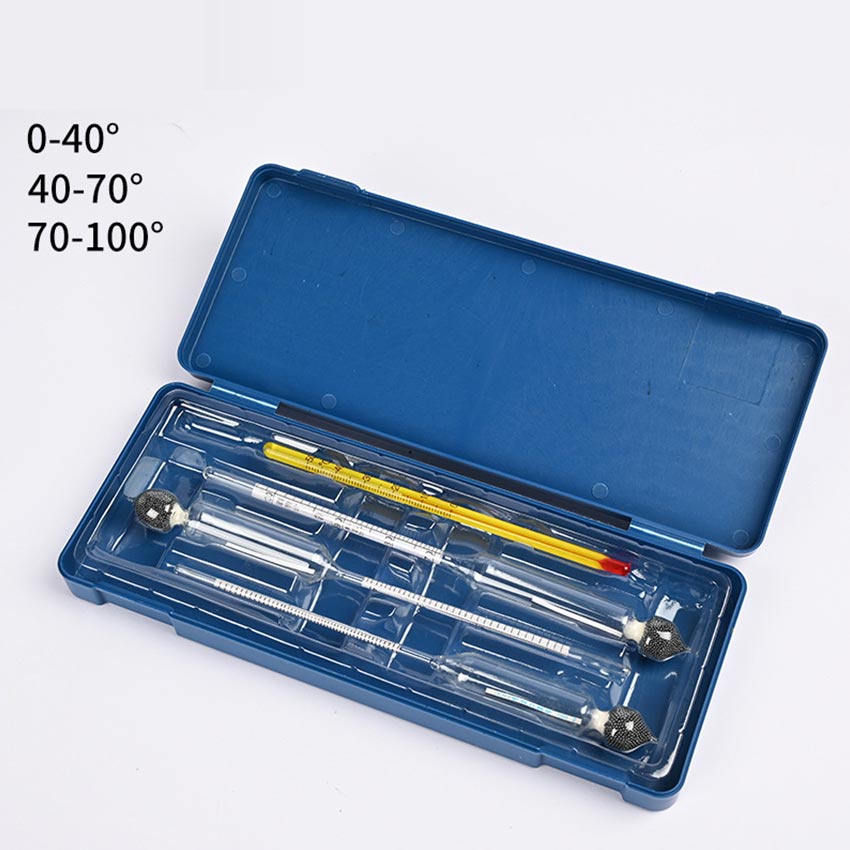 Hydrometer Alcohol Meter Alkoholmeter Alat Uji Kadar Alkohol Beer Wine Original High Quality