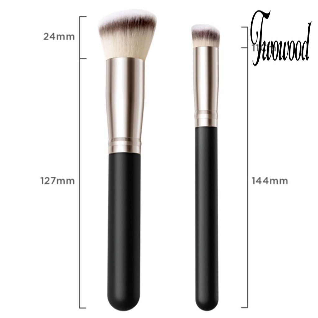 Brush Concealer Contouring Loose Powder Blush Foundation Multifungsi Bahan Serat Buatan Untuk Makeup