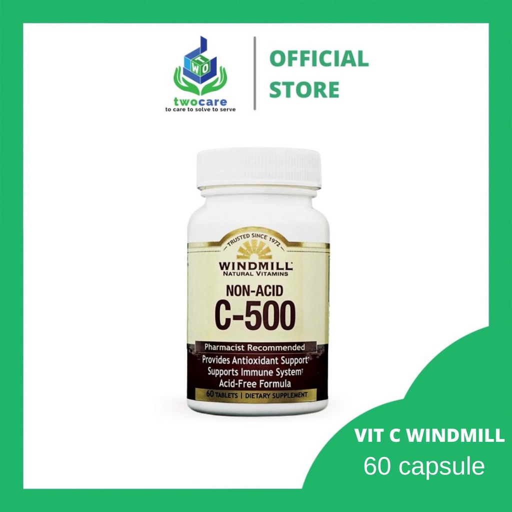 Windmill Natural Vitamin Non Acid 500 mg VIT C VITAMIN C 500mg