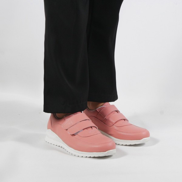 Sepatu Sneakers Wanita Terbaru V 3691 Brand Varka Sepatu Kets Sporty Wanita Kuliah Kerja Hangout - Pink