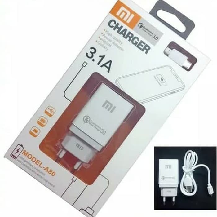 Charger Xiao Mi Model A80 Qualcomm Qiack Charging 3A