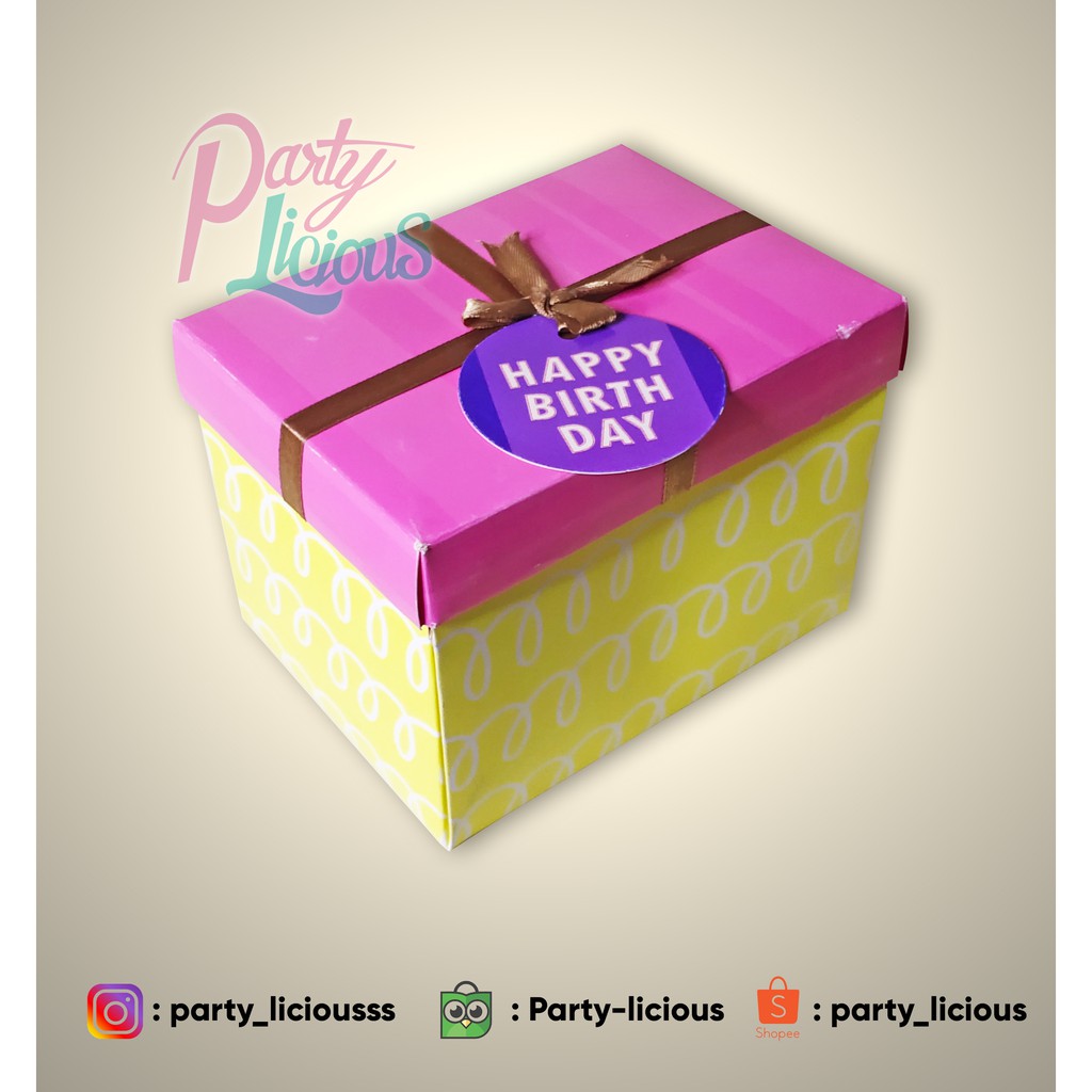 

Surprise Box Kado Unik 3 Dimensi Pop Up Pink