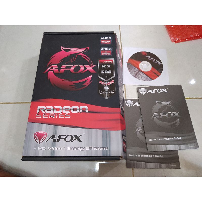 VGA AMD RX560 4gb Fullset