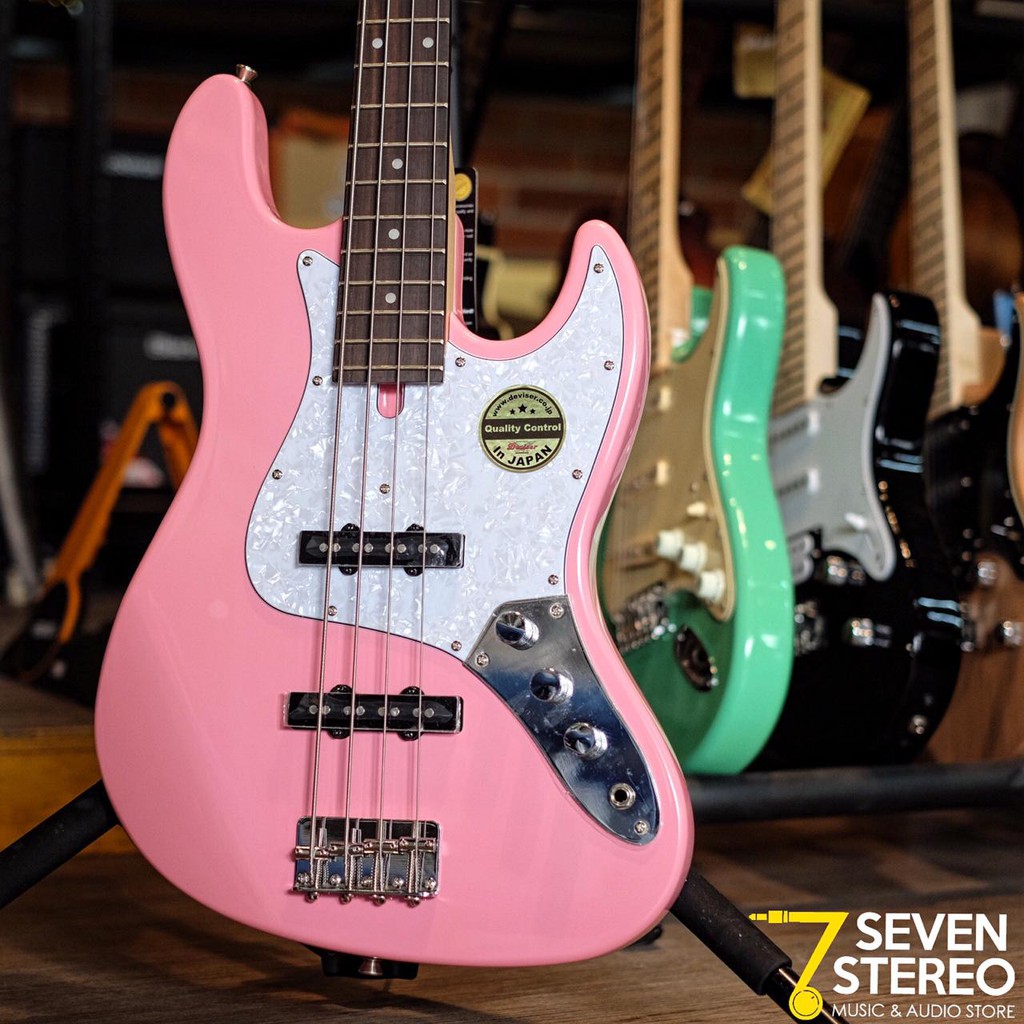 Bacchus WJB330R Soft Pink Electric Bass