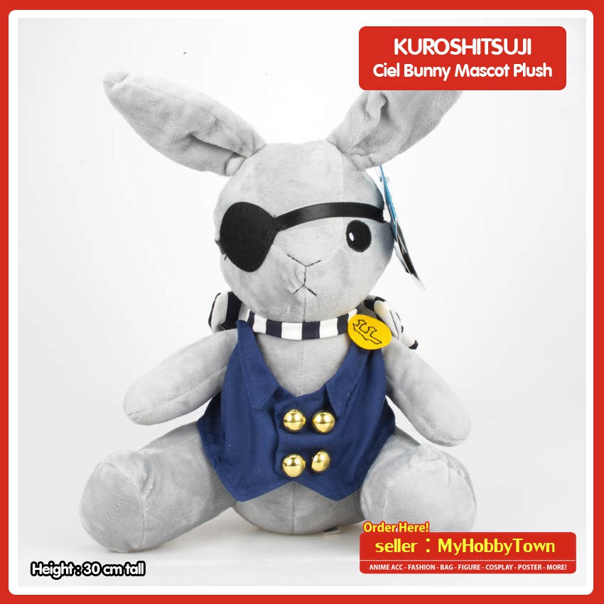 Boneka Anime Kuroshitsuji Black Butler - Ciel Bunny Mascot