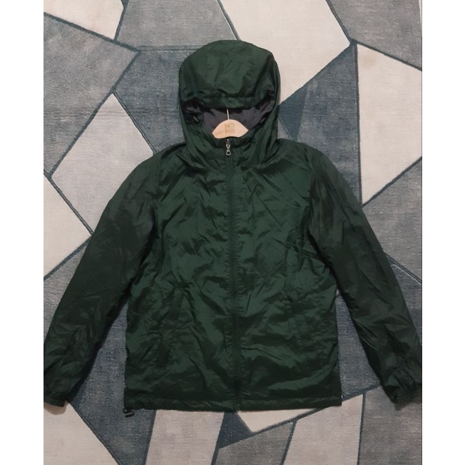 Jaket Uniqlo Reversible Parka Pria