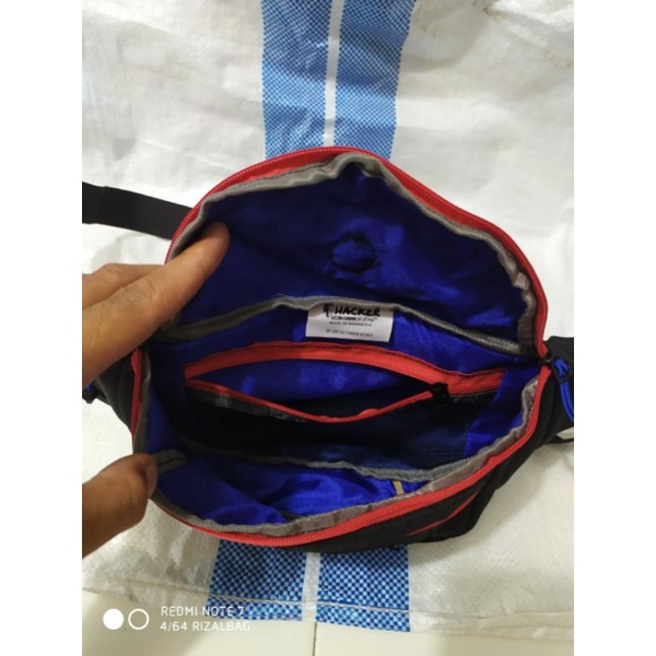 Kakayo/Tas Selempang Pria/Waist Bag Premium/Kulit industri/Waterfroop