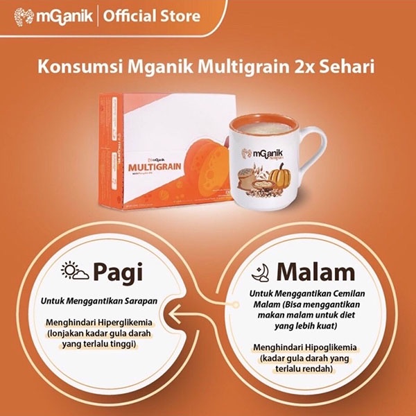 MGANIK MULTIGRAIN ORIGINAL 1 BOX ISI 6 SACHET BPOM 150 gram