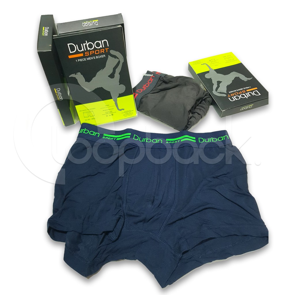 Durban Celana Dalam Boxer Pria - DURBAN Sport DU 669C 1 Box isi 1 pcs