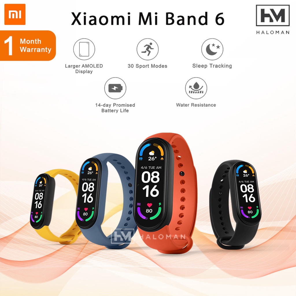 Xiaomi Miband 6 Smart Band Mi Band 6 Amoled Original