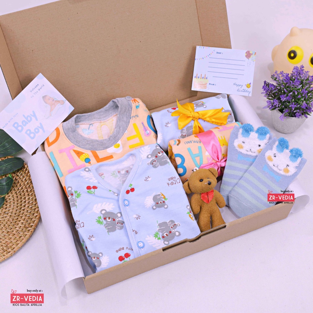 [EXCLUSIVE] Hampers Baby New Born 0-12 Month / Kado Lahiran Bayi Laki Perempuan Bulan  Hadiah Baru Lahir Gift Setelan