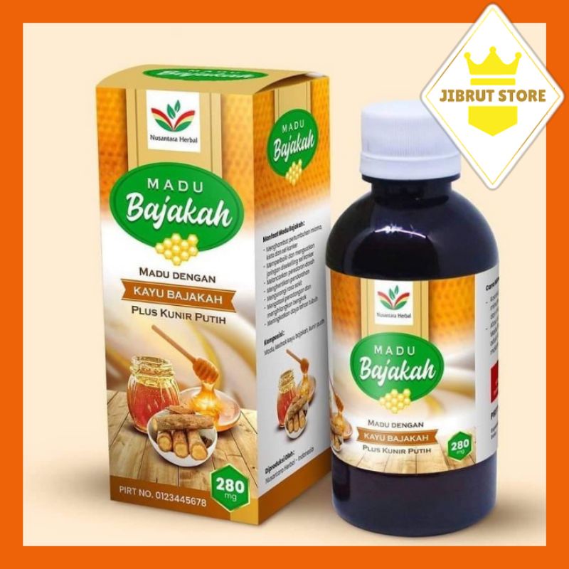 MADU BAJAKAH PLUS KUNIR PUTIH ASLI KAYU BAJAKAH AKAR BAJAKAH