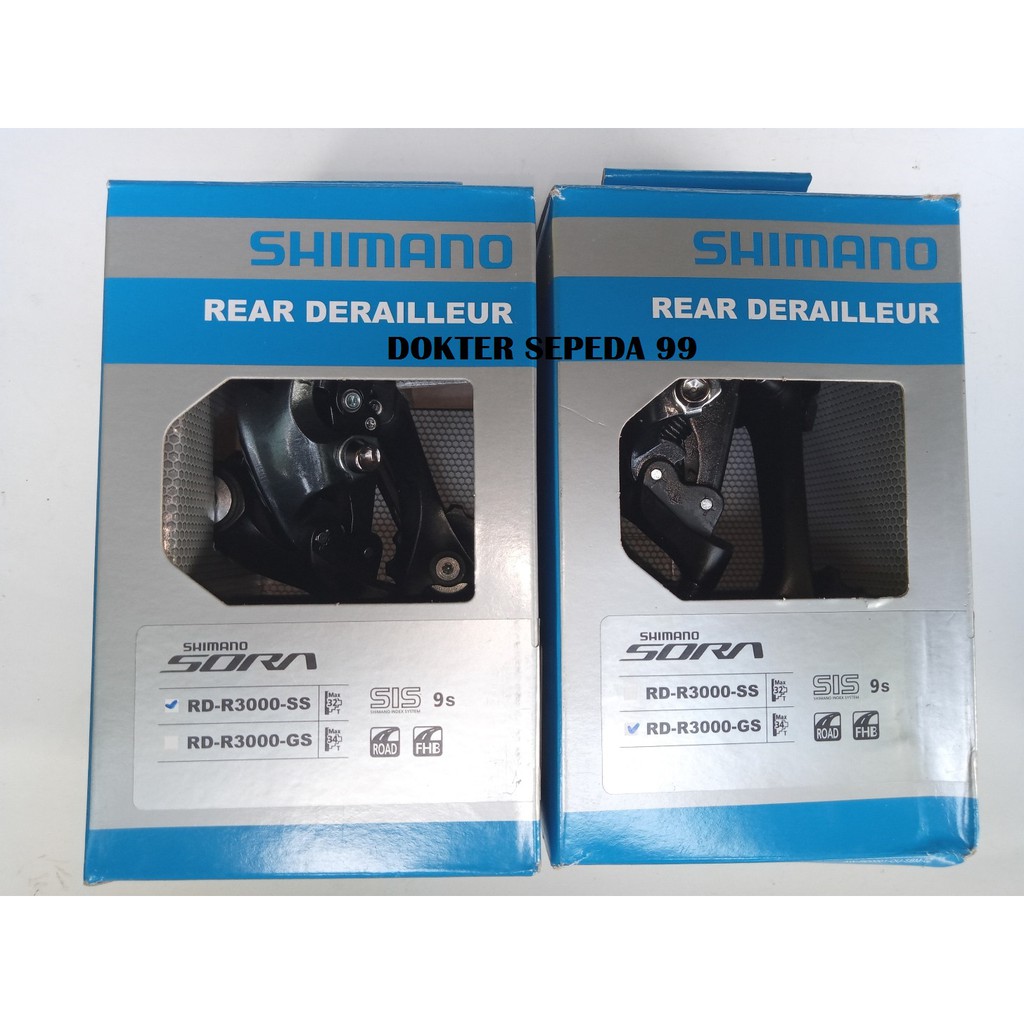 Rear derailleur RD SHIMANO SORA R3000  ORIGINAL longcage dan shortcage