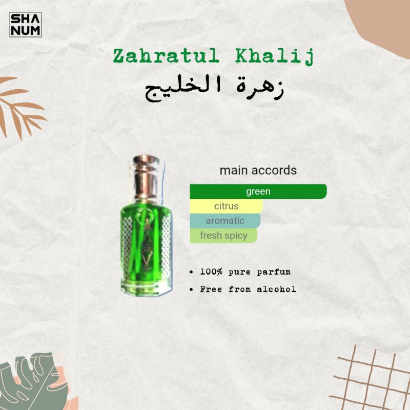 Zahratul Khalij Parfum Original Non Alkohol