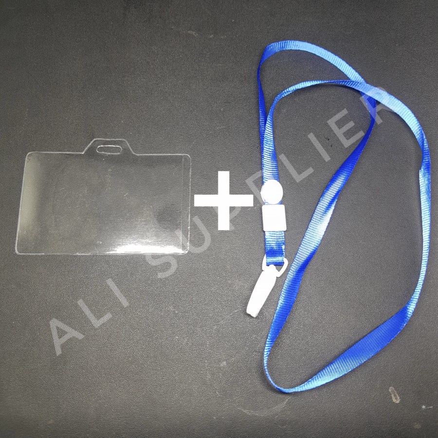 SET PLASTIK ID 1 SET KARTU NAMA + TALI DIJAMIN MURAH / NAME TAG PANITIA / TALI NAMETAG / TALI ANGGOTA / TALI TANDA PENGENAL + ID CARD / TALI ID CARD/ TEMPAT ID CARD PLASTIK / PLASTIK TEMPAT KARTU / TALI DAN TANDA COVER ID CARD
