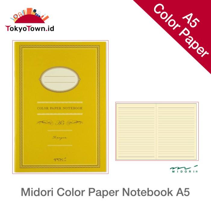 

Midori Color Paper Notebook A5