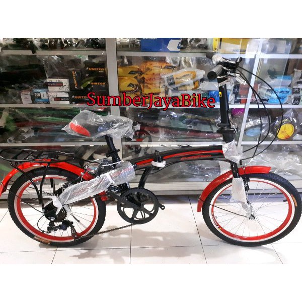 sepeda lipat 20 evergreen