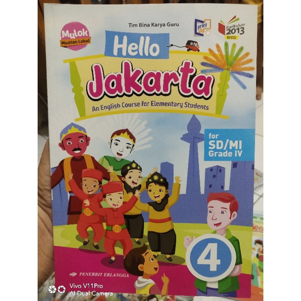 Bahasa Inggris Hello Jakarta Untuk Sd Kelas 4 Shopee Indonesia