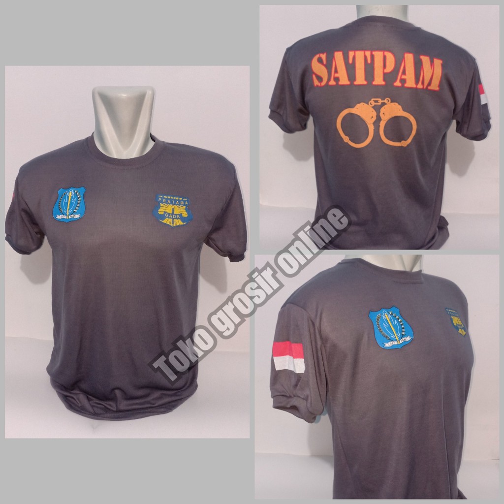 Kaos satpam model gada pratama