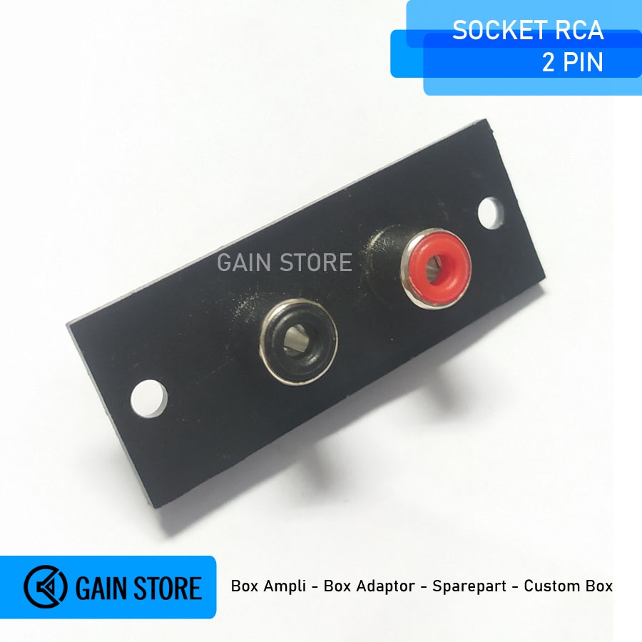 Soket RCA 2 pin input